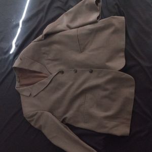 Stafford Super Suit Brown Tic Classic Fit Suit Separates